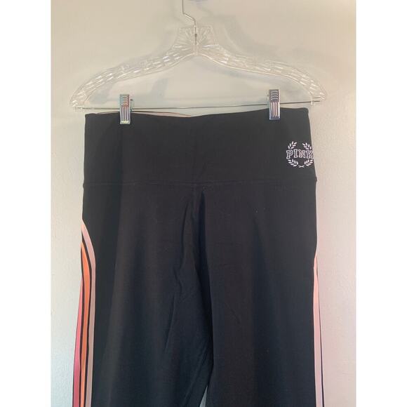VICTORIA SPORT Women’s Black/Multicolored Stripe Leggings / Size: Small - Picture 7 of 12